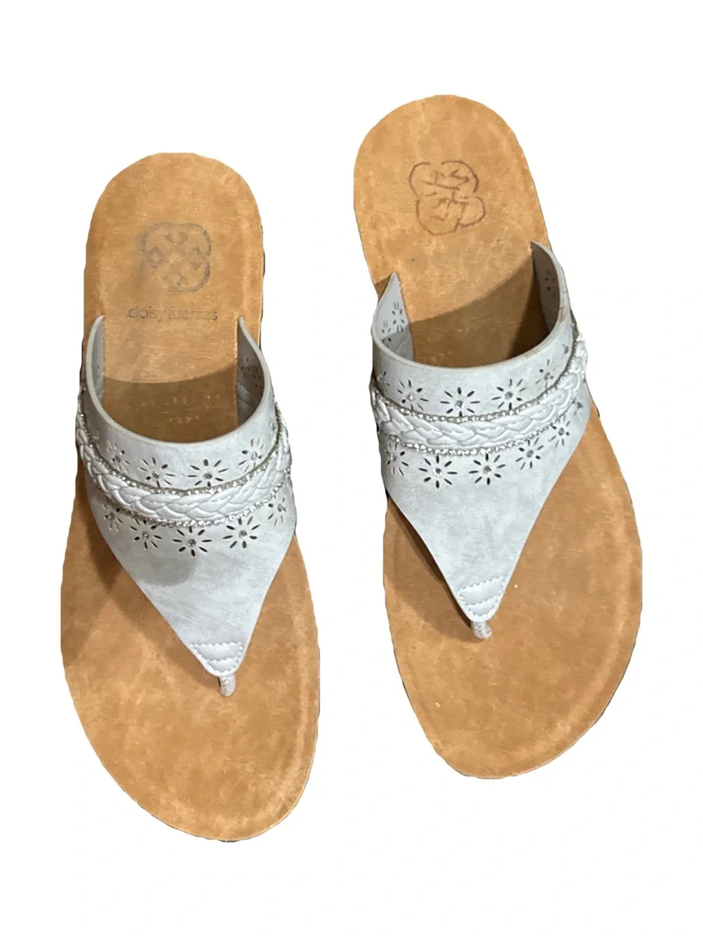 Daisy Fuentes light blue sandals 7W